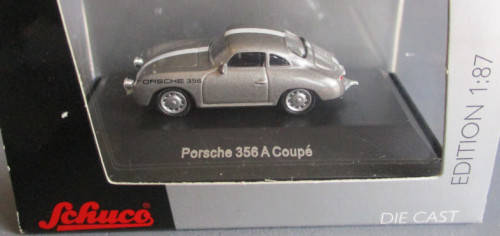 SCHUCO 1/87 HO SCALE - PORSCHE 356A COUPE - BOXED