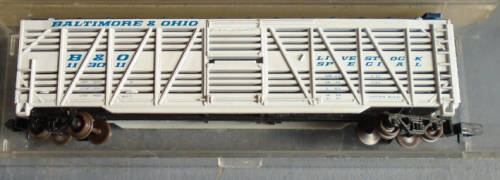 ATLAS N SCALE - B&O CATTLE WAGON