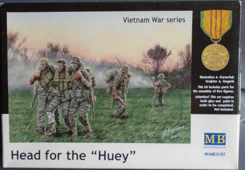 MASTER BOX 1/35 SCALE - VIETNAM WAR SERIES, HEAD FOR THE HUEY - BOXED