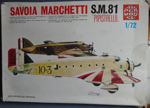 SUPER MODEL 1/72 SCALE - SAVOIA MARCHETTI SM.81 PIPISTRELLO - BOXED