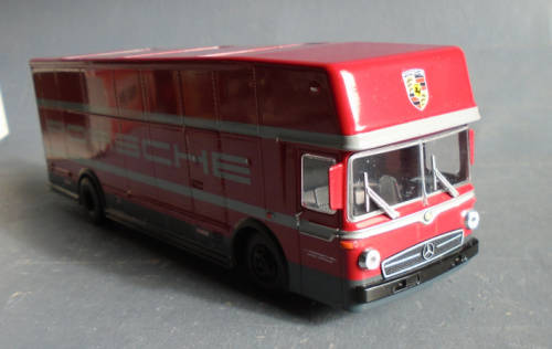 SCHUCO 1/64 SCALE - PORSCHE RACE CAR TRANSPORTER, NEW BOXED