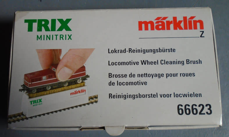 MARKLIN/TRIX Z SCALE - LOC WHEEL CLEANING BRUSH - BOXED