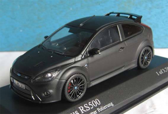 "THE" FORD FOCUS RS500 by MINICHAMPS in 1/43 SCALE (NIB)