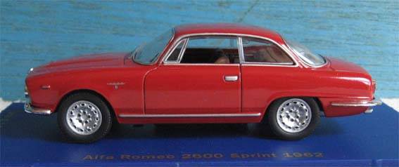 1962 ALFA ROMEO 2600 SPRINT by M4 in 1/43 SCALE (NEW BOXED)