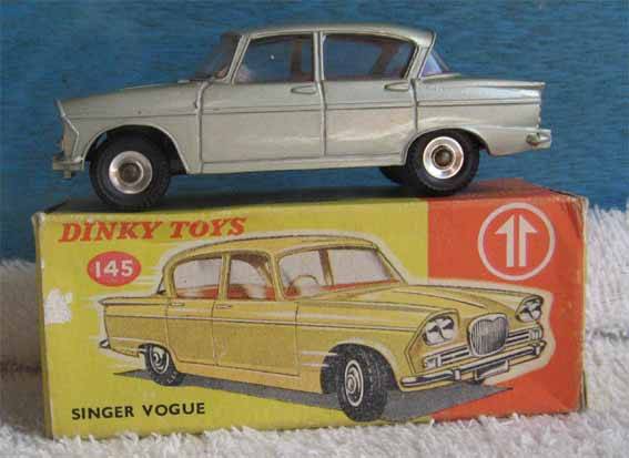 SINGER VOGUE # 145 by DINKY TOYS, ENGLAND, MECCANO LTD. (BOXED)