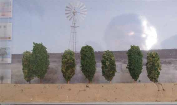 MSP - 7 X SHRUBS 15mm HIGH in HO SCALE (MADE IN RSA)
