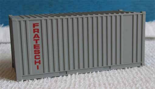 FRATESCHI HO SCALE - 20' CONTAINER (NEW)