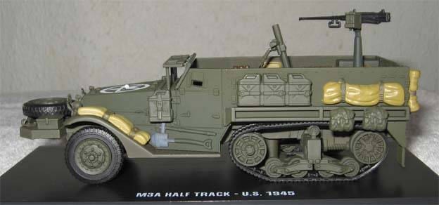 1945 M3A HALF TRACK - US by EDISON GIOCATTOLI in 1/43 SCALE (NEW BOXED)
