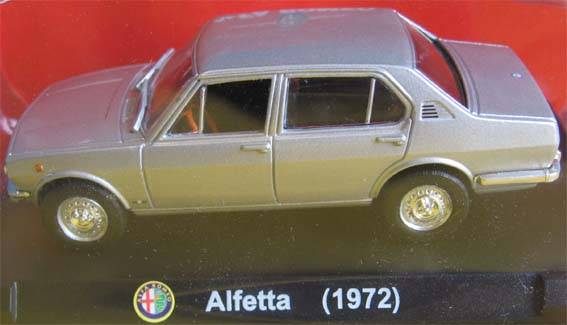 1972 ALFA ROMEO ALFETTA in 1/43 SCALE (NEW CARDED)