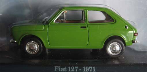 1971 FIAT 127 by HATCHETT in 1/43 SCALE (NEW CARDED)