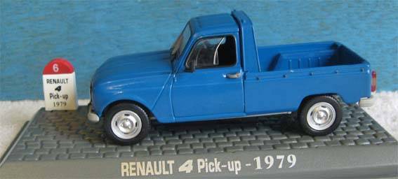 1979 RENAULT 4 PICK UP in 1/43 SCALE (NIB)