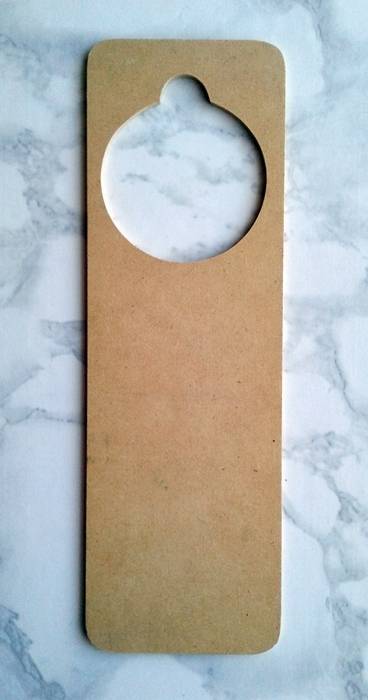 Wooden door hanger and switchplate cover