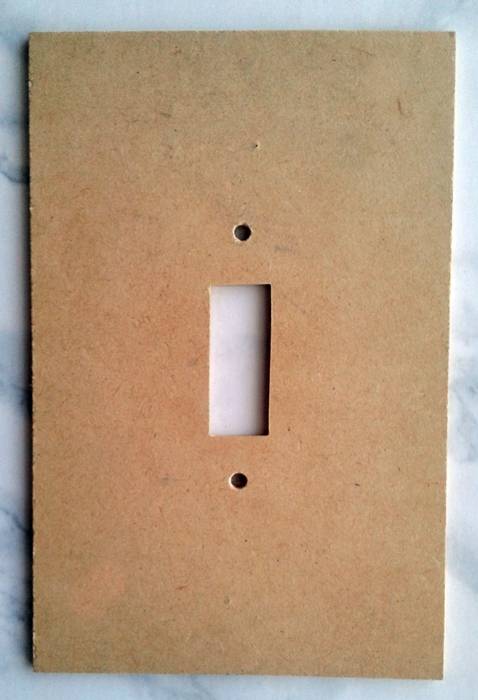 Wooden door hanger and switchplate cover