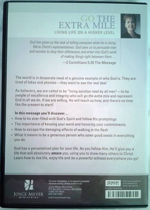 Go the Extra Mile - Joyce Meyer