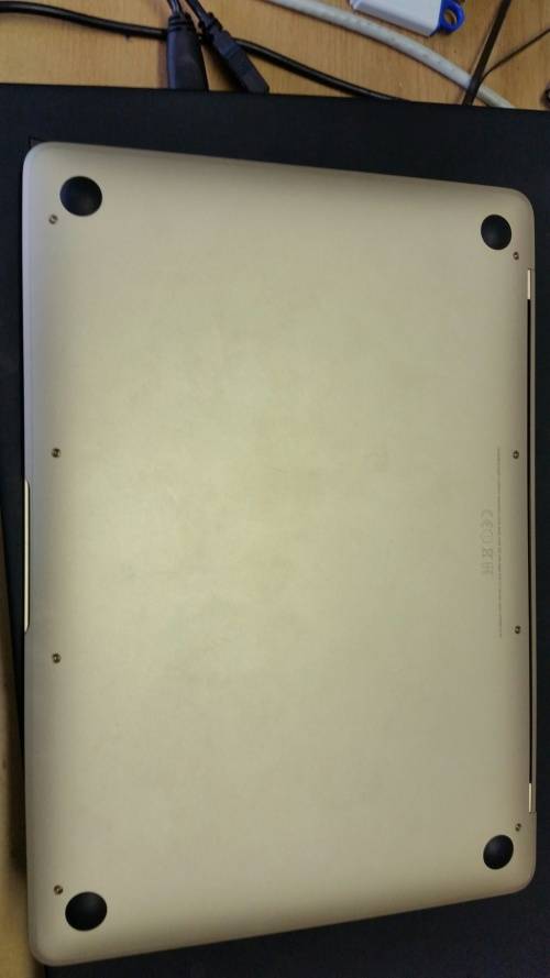 APPLE MACBOOK 12, EARLY 2015, 8GB, 512 SSD, GOLD - SCREEN IS DAMAGED