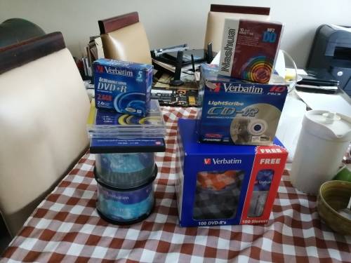 LATE ENTRY - BULK LOT OF DVDs AND CDs AS PER PIC