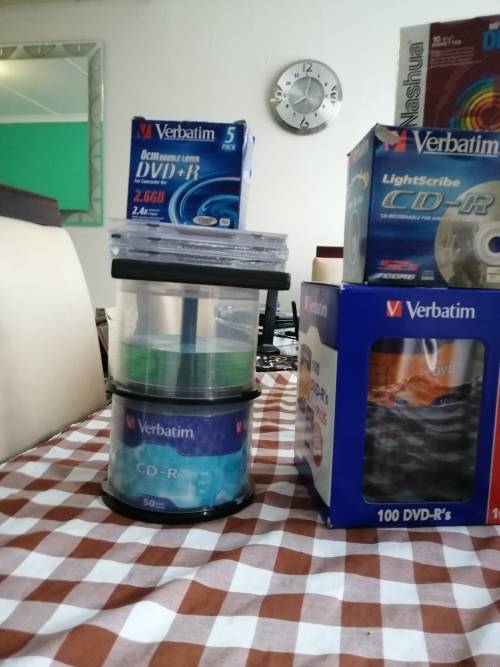 LATE ENTRY - BULK LOT OF DVDs AND CDs AS PER PIC