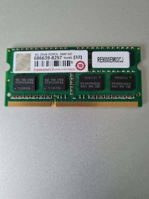 TRANSCEND - LAPTOP MEMORY - 8GB - DDR3L -1600MHZ
