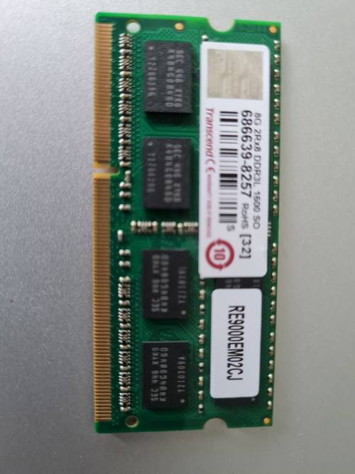 TRANSCEND - LAPTOP MEMORY - 8GB - DDR3L -1600MHZ
