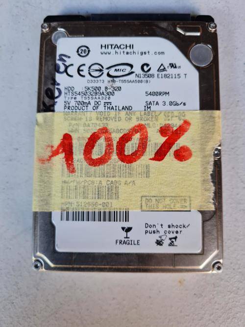 BULK LOT OF HARD DRIVES - 2 X 320GB-2.5 INCH - LAPTOP HARD DRIVES -ALL 100% HEALTH - ALL FOR ONE BID