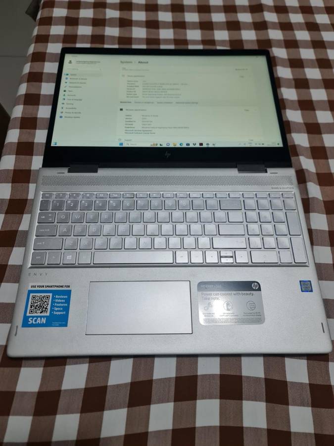 HP ENVY 360 - CORE i7 8TH GEN - 32GB MEMORY - 1TB SSD HARD DRIVE - 15.6 INCH FULL TOUCH SCREEN