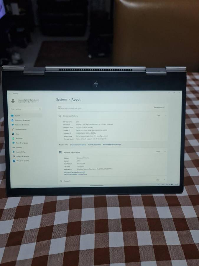 HP ENVY 360 - CORE i7 8TH GEN - 32GB MEMORY - 1TB SSD HARD DRIVE - 15.6 INCH FULL TOUCH SCREEN