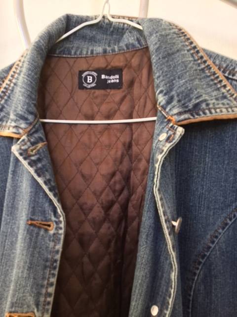 Imported Vintage 3/4 L Denim Coat/Jacket with Quilted lining