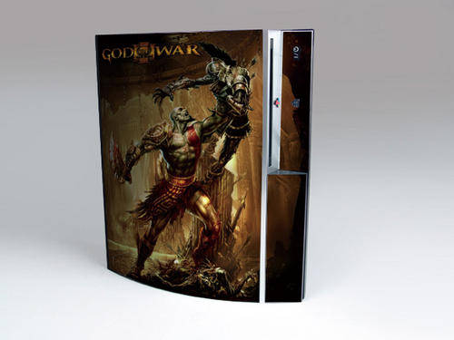 New God of war Vinyl Skin Protector For Sony PS3 Game