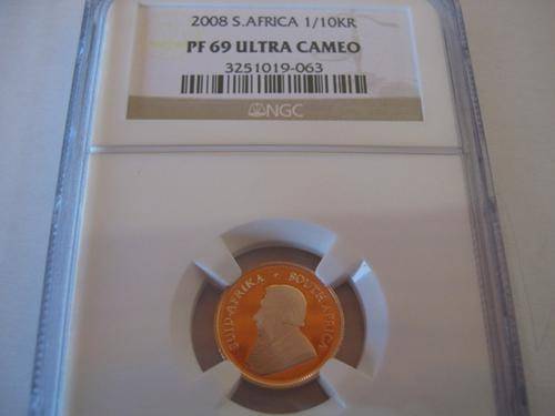 2004,2005 and GRADED 2008 Krugar 1/10oz SPECIAL