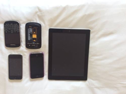 iPhone , iPad , blackberrys