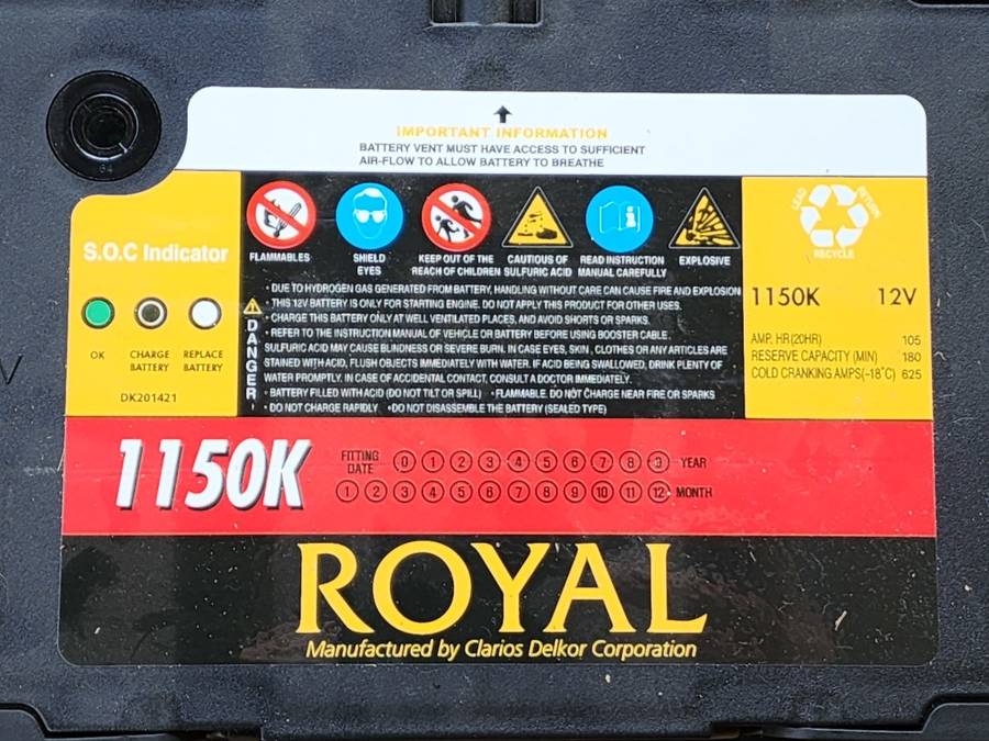 Lead Acid Battery 1150K (used)