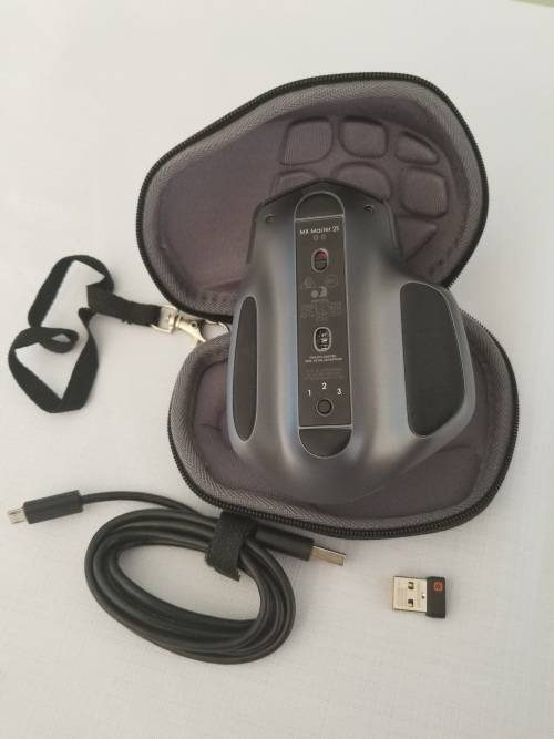 Logitech MX Master 2S Wireless Mouse + Hard Travel Case