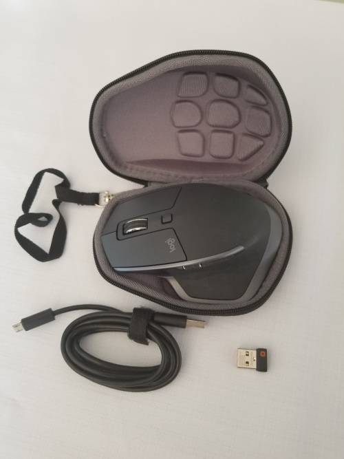 Logitech MX Master 2S Wireless Mouse + Hard Travel Case