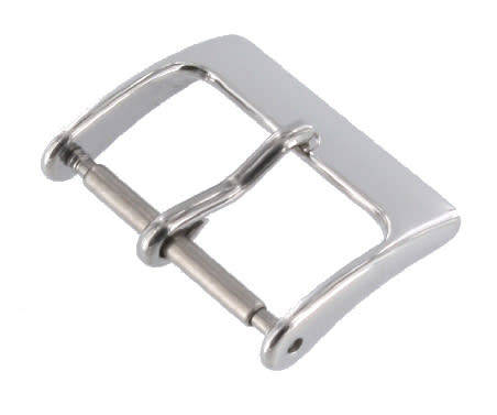 22mm Watch Buckle Polished Stainless Steel - WB100