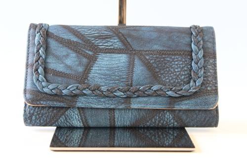 Stunning ladies Purse/Wallet in Teal Blue- Gorgeous colors- Great Quality!Great Buy!
