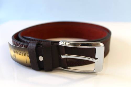 100% Genuine Leather Mens Belts in Brown or Black- Great quality! Great Buy!