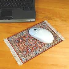 Woven Rug Mouse Pad- Persian Design- Stunning!!