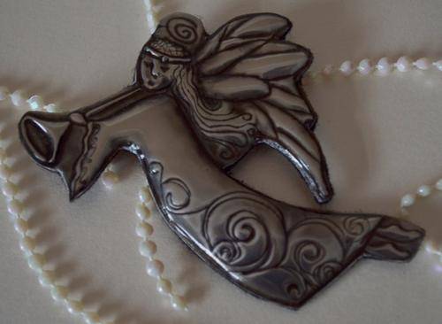 Fairy Angel Pewter Fridge Magnet