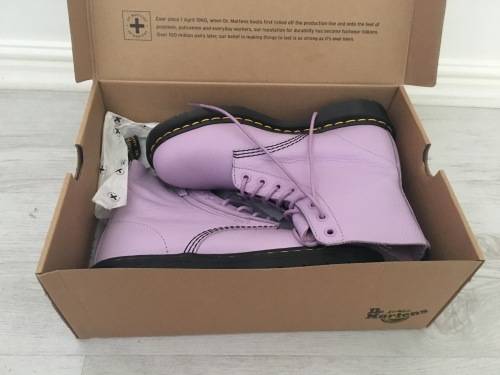 BRAND NEW LILAC DR MARTENS - SIZE UK6