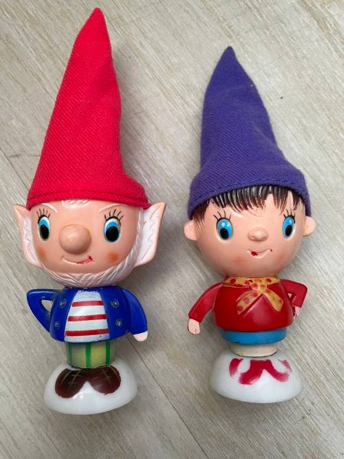 *Rare find* vintage Noddy and Big ears egg cup set