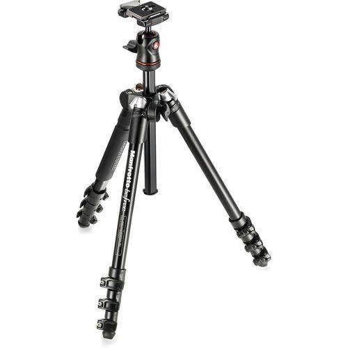 Manfrotto Befree 4-Section Carbon Fiber Tripod with Ball Head (Black)
