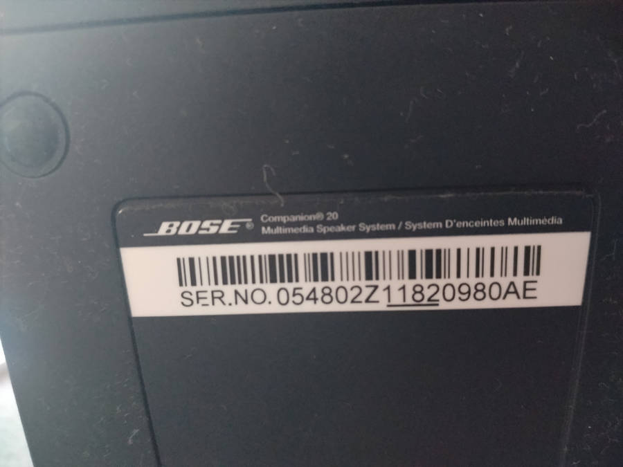 Bose Companion 20 Multimedia Speaker System