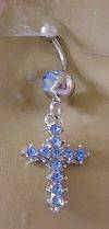 PRETTY BLUE CROSS BELLYRING