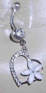 PRETTY HEART BELLYRING