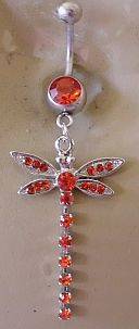 PRETTY DRAGONFLY BELLYRING