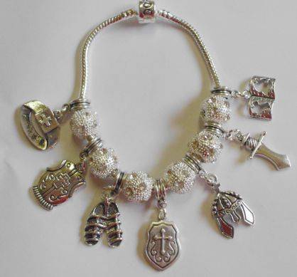 ARMOUR OF GOD CHARM BRACELET