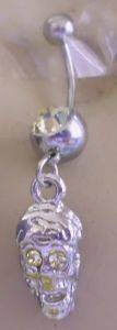 SKULL  BELLYRING