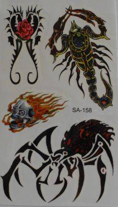 Colour Temporary Tattoo