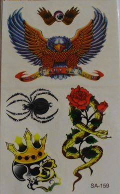 Colour Temporary Tattoo