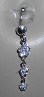 PRETTY FLOWER BELLYRING